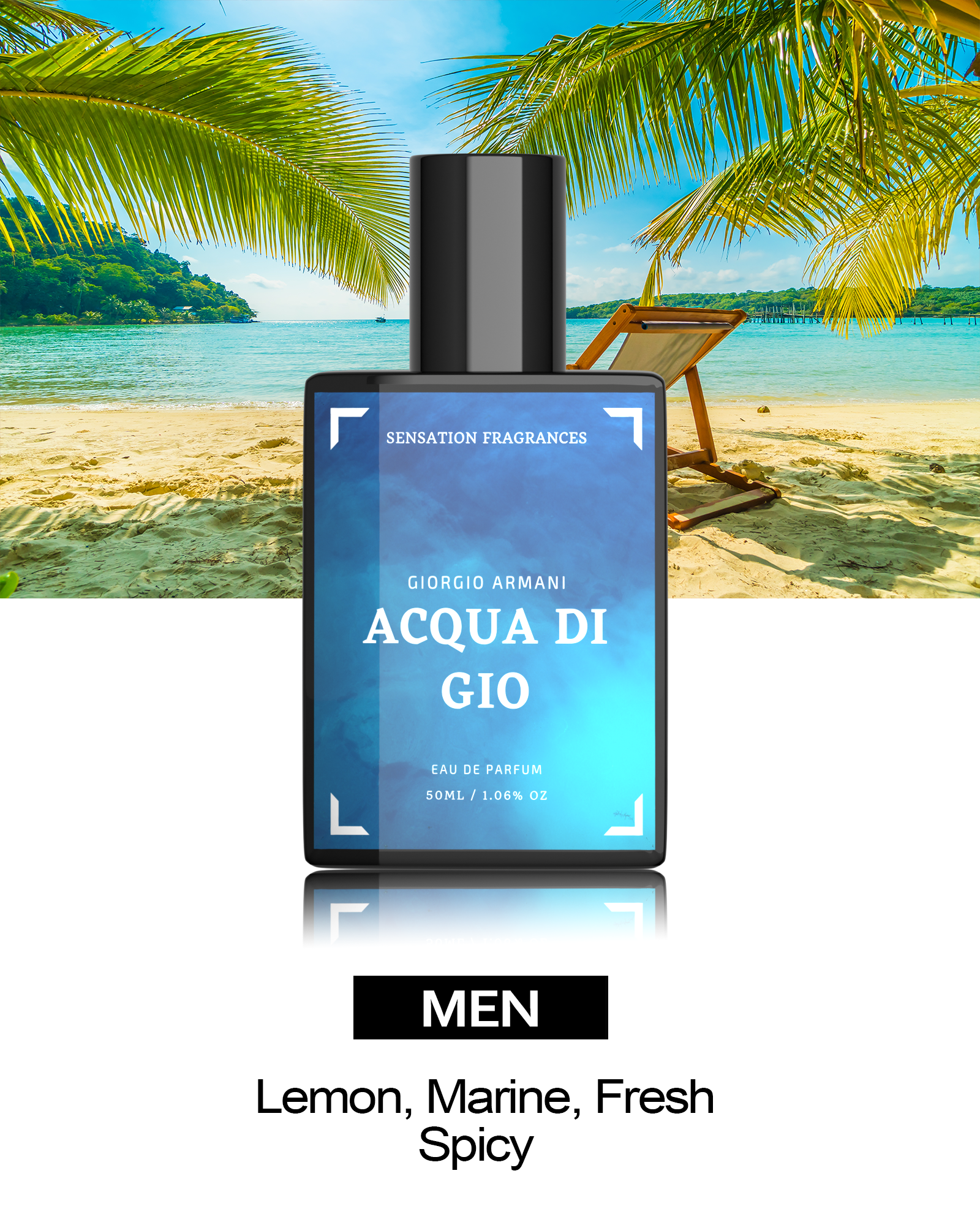 Our Impression of ACQUA DI GIO Sensation Fragrances
