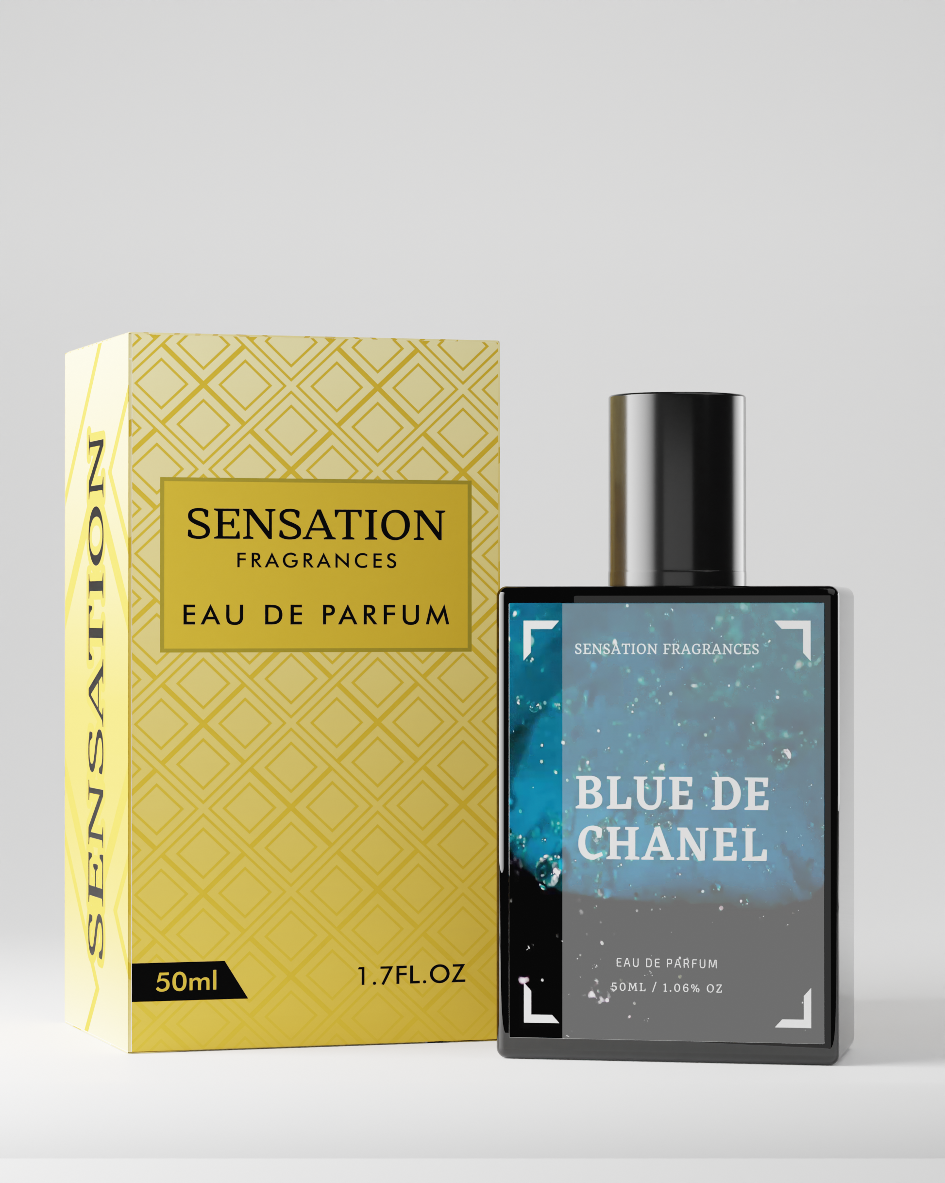 Chanel Bleu De Chanel Eau de Parfum, Cologne for Men, 1.7 Oz