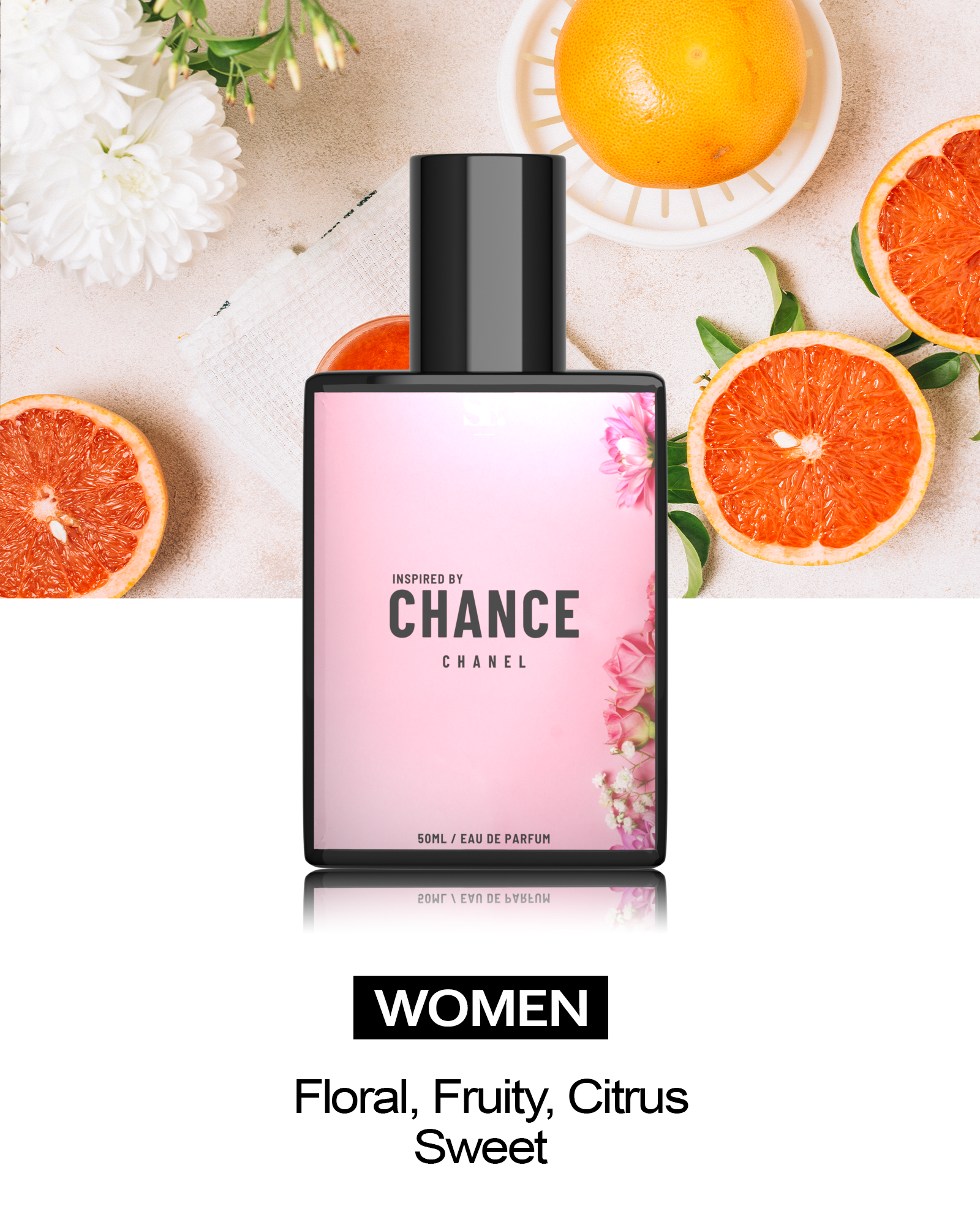 Floral Grapefruit Inspired By Chanel's Chance Eau Tendre Eau De